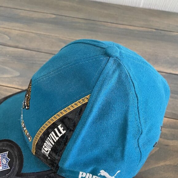 Vintage Jacksonville Jaguars Strapback Hat Cap Pro Line Puma NFL (STD) - Picture 11 of 13